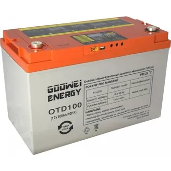 Trakční baterie GOOWEI ENERGY DEEP CYCLE (GEL) baterie GOOWEI ENERGY OTD100, 100Ah, 12V