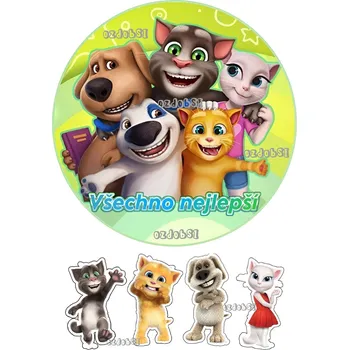 Přisada na vaření a pečení Upovídaný TOM 1 - jedlý papír - Úprava na přání +20 Kč / Jedlý papír / Bez decor gelu