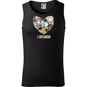 London turistic - Tílko pánské Core - L ( Černá )