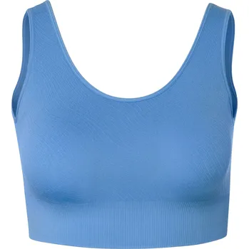 Podprsenka 683692 - Tchibo - Bezešvá sportovní podprsenka - pro ženy - vel. M 40/42 - barva: modrá