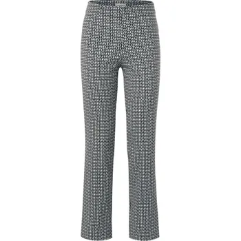 698053 - Tchibo - Strečové kalhoty s potiskem - pro ženy - vel. 40 - barva: modrá/s potiskem