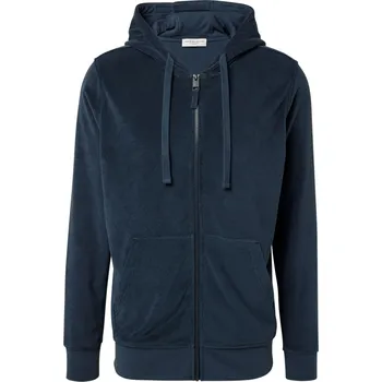 Pánská mikina 698183 - Tchibo - Froté mikina s kapucí - pro muže - vel. XXL 60/62 - barva: modrá