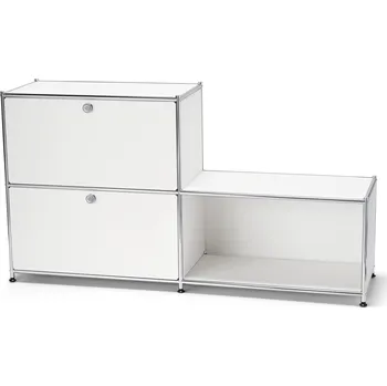 Obývací pokoj 646120 - Tchibo - Kovový regál CN3 se 3 přihrádkami - barva: bílá