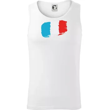 Pánské termoprádlo Francouzská vlajka - Tílko pánské Core - M ( Bílá )