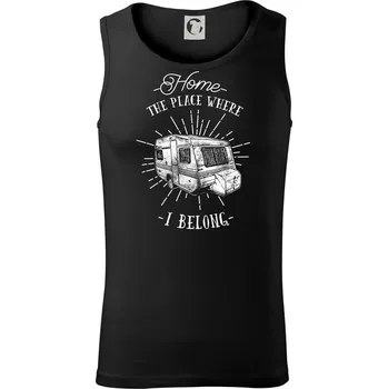 Home The Place Where I Belong - Tílko pánské Core - L ( Černá )