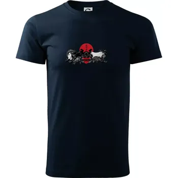 Pánské tričko Japan devil - Triko extra velké (5-8XL) - 6XL ( Námořní modrá (velmi tmavá - téměř černá) )