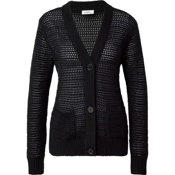 Dámský svetr 704688 - Tchibo - Kardigan z úpletu pointelle - pro ženy - vel. S 36/38 - barva: černá