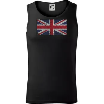 Britská vlajka tečkovaná - Tílko pánské Core - XL ( Černá )