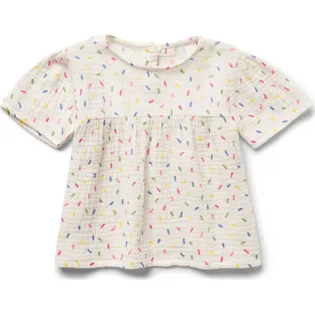 Dámská halenka 697392 - Tchibo - Dětská mušelínová halenka - pro miminko - vel. 74/80 - barva: bílá