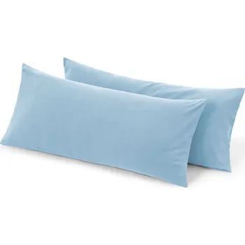 Povlak na dekorativní polštářek 695618 - Tchibo - Povlaky na polštář z mikrovlákna - barva: modrá