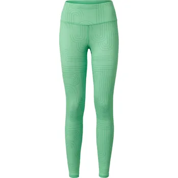 660543 - Tchibo - Oboustranné sportovní legíny - pro ženy - vel. XS 32/34 - barva: zelená/s potiskem
