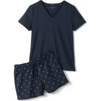 Dámské pyžamo 693827 - Tchibo - Krátké pyžamo - pro ženy - vel. XS 32/34 - barva: modrá