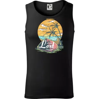 Pánské termoprádlo Beach camping get lost somewhere - Tílko pánské Core - M ( Černá )