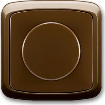 vypínač a zásuvka Stmívač osvětlení ABB Tango komplet hnědý