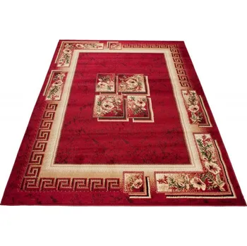 Koberec Makro Abra Kusový koberec ATLAS 4489B Červený Rozměr: 180x250 cm