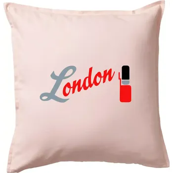 Polštář London Stráž - Polštář 50x50 - 50x50 - Pouze potah ( Světle růžová )