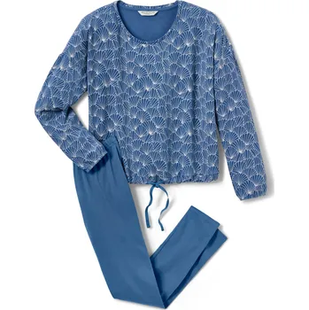 Dámské pyžamo Tchibo Pyžamo s legínami modrá XL