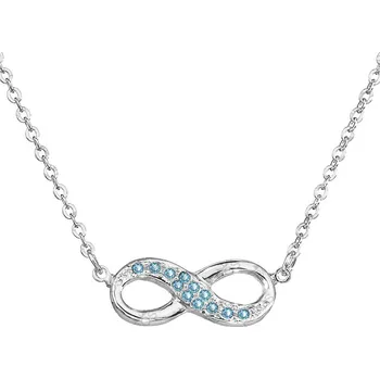 Náhrdelník Náhrdelník Nekonečno Aquamarine SWAROVSKI