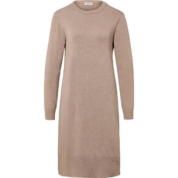 Dámské oblečení 693291 - Tchibo - Šaty z jemného úpletu - pro ženy - vel. L 44/46 - barva: béžová