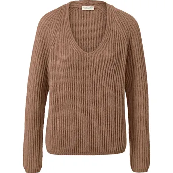 Dámský svetr 646235 - Tchibo - Svetr z hrubé pleteniny s vlnou - pro ženy - vel. L 44/46 - barva: béžová