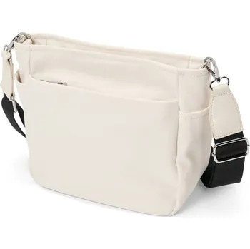 702549 - Tchibo - Plátěná taška přes rameno - barva: bílá