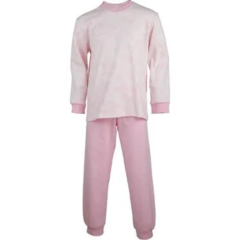 Dívčí pyžamo Pleas Dívčí dlouhé pyžamo růžová 128 (182138-503-128)