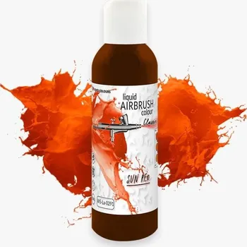 Barva na vlasy Sun Red tekutá airbrush barva 135 ml