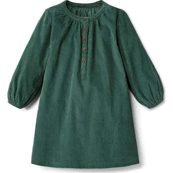 Dívčí šaty 669126 - Tchibo - Dětské manšestrové šaty - pro dívky - vel. 122/128 - barva: zelená