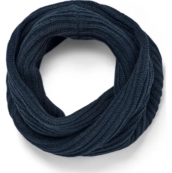 Šála 647777 - Tchibo - Pletená kruhová šála - barva: modrá