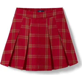 Dívčí sukně 668211 - Tchibo - Dětská kalhotová sukně - pro dívky - vel. 158/164 - barva: červená/kostkovaný
