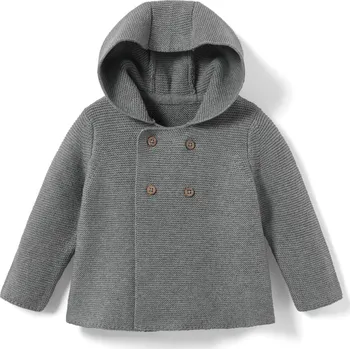 667570 - Tchibo - Dětský pletený kabátek - pro ženy - vel. 98/104 - barva: šedá