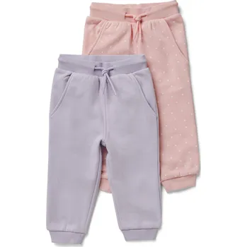 Kojenecké oblečení 694517 - Tchibo - Teplákové kalhoty pro miminka - pro miminko - vel. 74/80 - barva: bílá/s potiskem