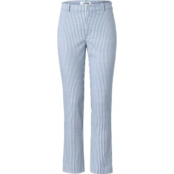 Dámské kalhoty 642510 - Tchibo - Proužkované strečové kalhoty - pro ženy - vel. 44 - barva: modrá/s proužky