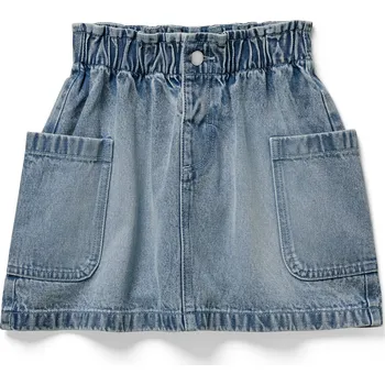 Dívčí oblečení 692992 - Tchibo - Dívčí džínová sukně paperbag - pro dívky - vel. 170/176 - barva: modrá