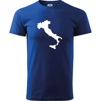 Itálie obrys - Triko extra velké (5-8XL) - 7XL ( Královská modrá )