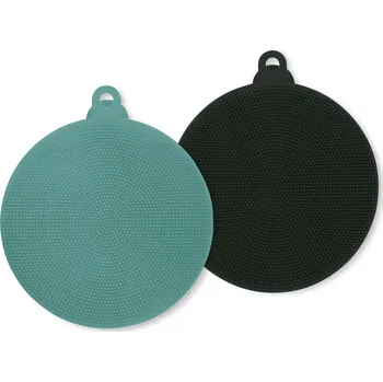 659949 - Tchibo - Silikonové houbičky na nádobí - barva: černá