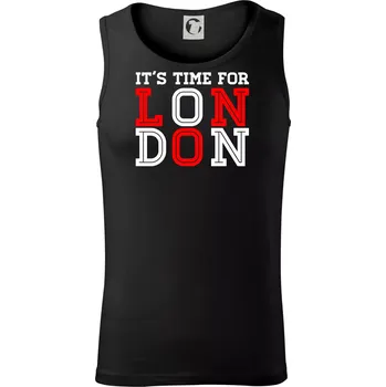Its time for LONDON - Tílko pánské Core - XL ( Černá )