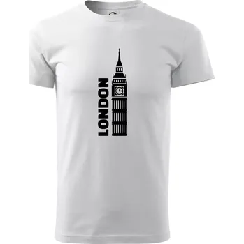 London věž - Triko extra velké (5-8XL) - 8XL ( Bílá )
