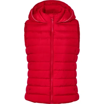 697832 - Tchibo - Prošívaná vesta s kapucí - pro ženy - vel. 46 - barva: červená