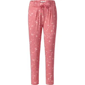 Dámské kalhoty 634590 - Tchibo - Žerzejové kalhoty - pro ženy - vel. M 40/42 - barva: růžová/s potiskem