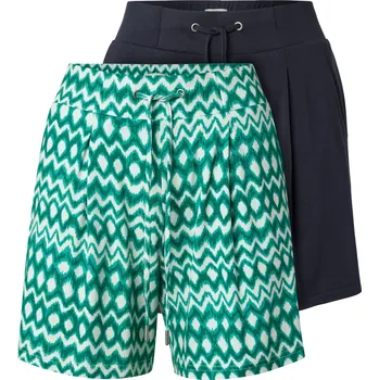 Dámské kraťasy 705365 - Tchibo - Žerzejové šortky - pro ženy - vel. XXL 52/54 - barva: modrá/s potiskem