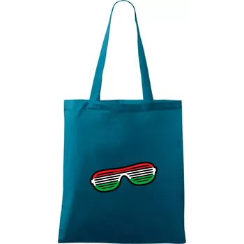 Italie brýle - Taška bavlněná - 42 x 38 cm ( Petrolejová )