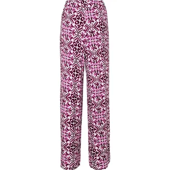 Dámské kalhoty 703738 - Tchibo - Kalhoty se širokými nohavicemi s potiskem - pro ženy - vel. XXL 52/54 - barva: bílá/s potiskem