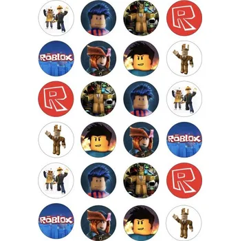 Přisada na vaření a pečení Roblox č.5 - jedlý papír - Úprava na přání +20 Kč / Jedlý papír / Bez decor gelu