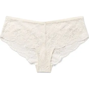 Dámské spodní prádlo 695053 - Tchibo - Krajkové bokové kalhotky - pro ženy - vel. M 40/42 - barva: béžová