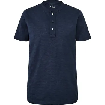 659177 - Tchibo - Triko henley s krátkým rukávem - pro muže - vel. S 44/46 - barva: modrá