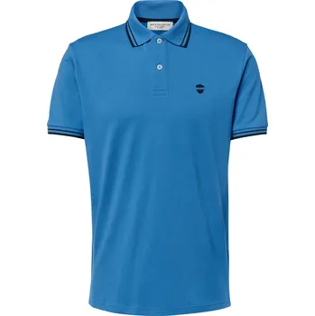 Pánská košile 693493 - Tchibo - Polokošile z piké - pro muže - vel. XXL 60/62 - barva: modrá