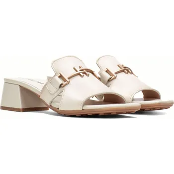 Dámské pantofle HISPANITAS dámské pantofle krémové na podpatku s přezkou | HV254069 LATTE Velikost: 39