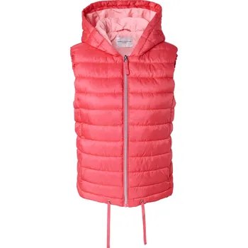 Dámská vesta 701069 - Tchibo - Prošívaná vesta s kapucí - pro ženy - vel. 44 - barva: červená