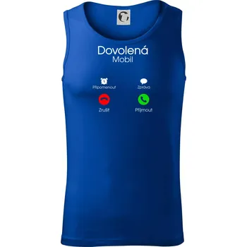 Dovolená volá - Tílko pánské Core - M ( Královská modrá )